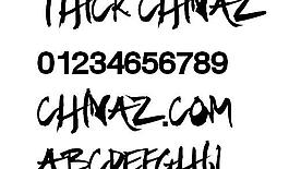THICK 英文字體下載