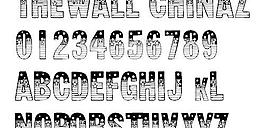 THEWALL 英文字體下載