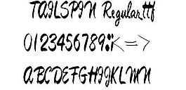 TAILSPIN 英文字體下載