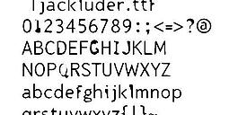 Tjackluder 英文字体下载