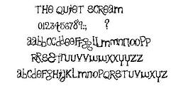 thequietscream 英文字體下載