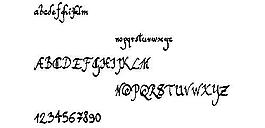 Tomshandwriting 英文字體下載