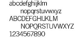 Traditionsansxlig 英文字体下载