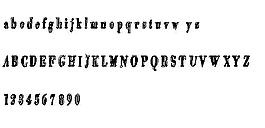 Tidelagskoprofag 英文字體下載