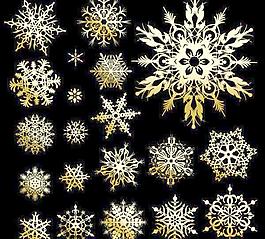 精美雪花花紋矢量素材5