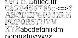 Untitled 英文字體下載