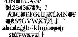 UNDECAPPEDvinyl 英文字體下載