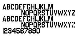 Usaafstencil 英文字體下載