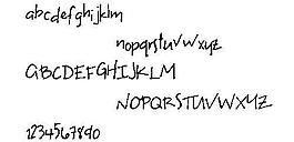 Uneven 英文字體下載