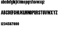 Utility 英文字體下載
