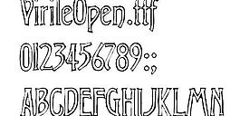 VirileOpen 英文字體下載