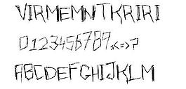 virmeent kirrrl 英文字体下载