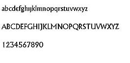 Village 英文字體下載