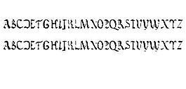 Vatican Rough Letters,8th c 英文字體下載
