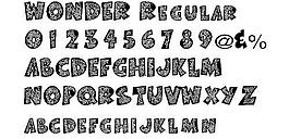 WONDER 英文字體下載