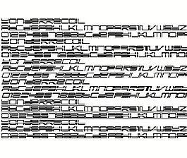 YonderRecoil 英文字體下載