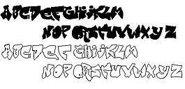 Zitgraffiti 英文字體下載