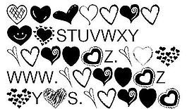 Heartalicious 圖形設(shè)計字體 圖形字體下載