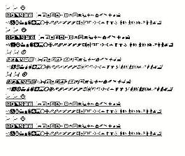标示图案字体 图形设计字体 图形字体下载