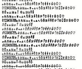 spaider simbol 像素字體