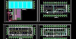 鋼結構廠房給排水+電氣設計施工圖