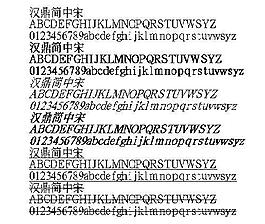 漢鼎簡(jiǎn)中宋 中文字體下載