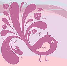 一個(gè)與花和鳥(niǎo)背景摘要說(shuō)明