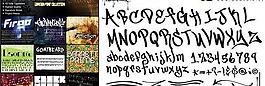 GoMedia出品的一套英文字體 圖形字體下載