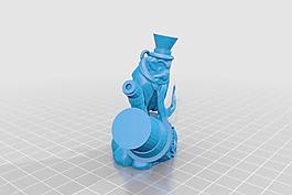 蒸汽朋克的貓頭鷹飾品