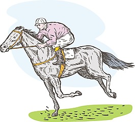马和骑师的赛马