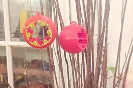 科赫雪花圣誕玩具/球