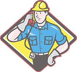 電話修理工巡線工人的電話