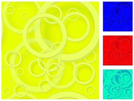 網(wǎng)頁設(shè)計的顏色的泡泡矢量模板