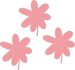 花紋矢量圖