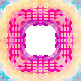 為你的文字復(fù)古三角背景的地方幾何形狀 五顏六色的馬賽克旗幟幾何時髦的復(fù)古背景幾何矢量背景