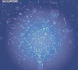 馬賽克星光背景矢量素材2