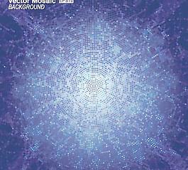 馬賽克星光背景矢量素材1
