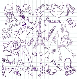 女性的涂鸦