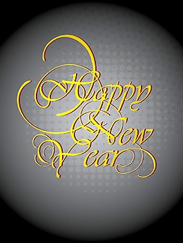 2013快乐的新年贺卡