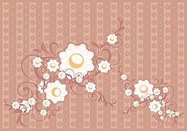 背景與花