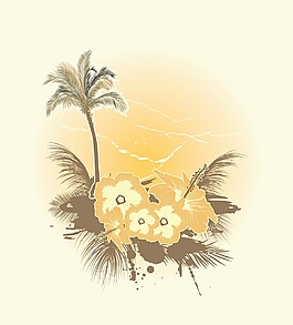 夏天的插圖