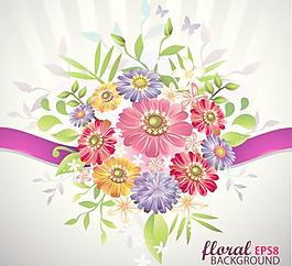 精美花束矢量素材3