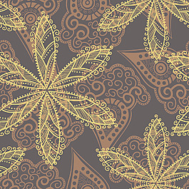 花無休止的花卉圖案的無縫模式的無縫紋理可用于墻紙
