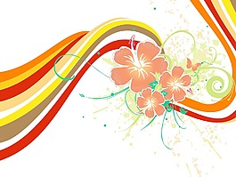 彩色插圖的條紋與蹩腳的藝術(shù)品