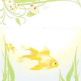 金魚矢量素材3