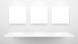畫廊展示背景矢量素材10