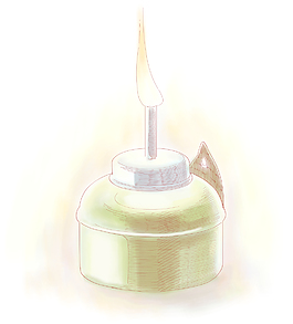 向量的穆斯林石油燈pelita