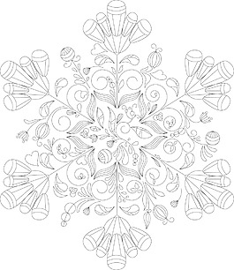 向量的雪花