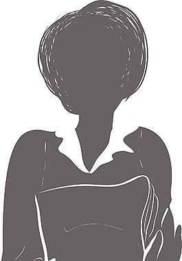時(shí)尚女性剪影矢量
