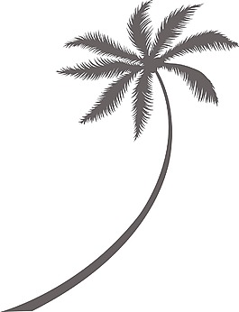 向量的棕榈树